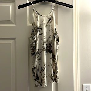 Cute floral Loft high neck tank